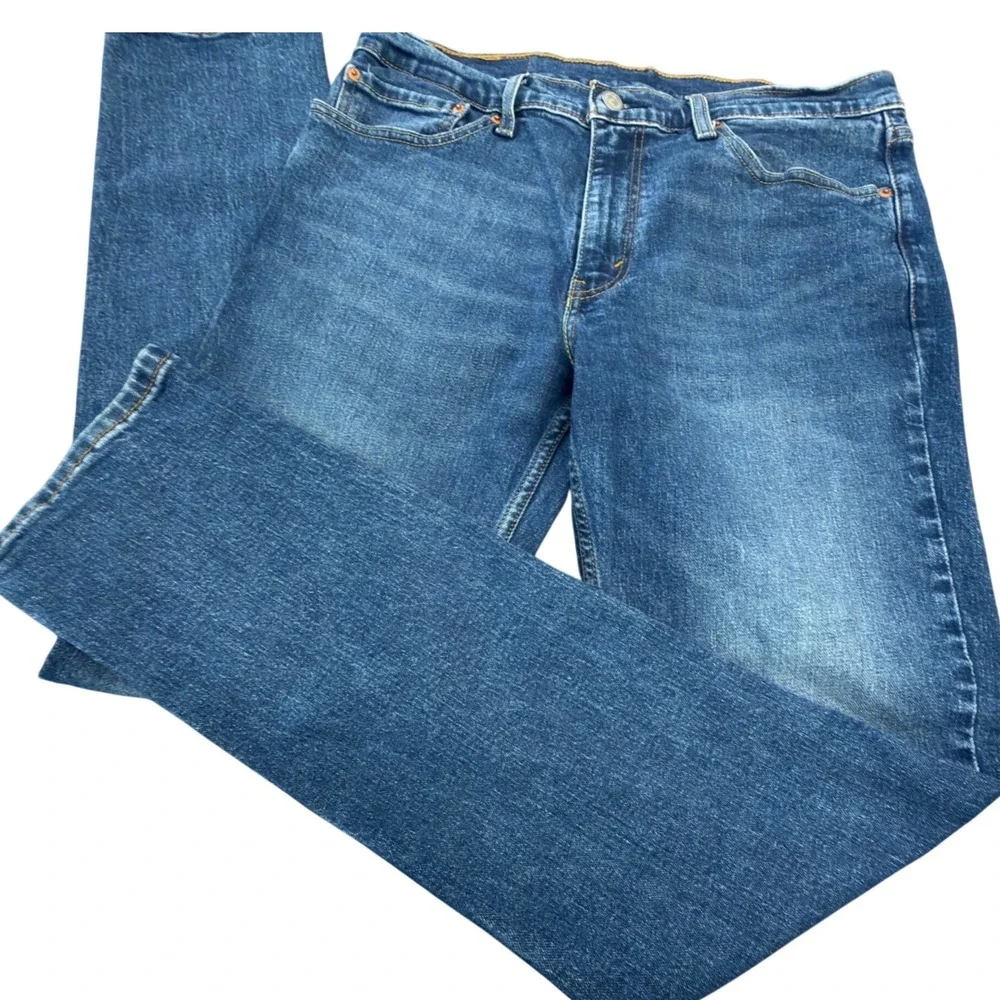 Levis‎ 511 Slim Fit Mens Jeans 34x34 Medium Wash Blue Denim WaterLess 04511-1390